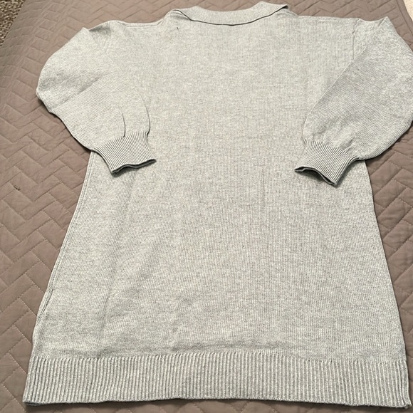 GAP Kids Gray Collared Sweater Dress/ NWT/MED - Picture 10 of 12